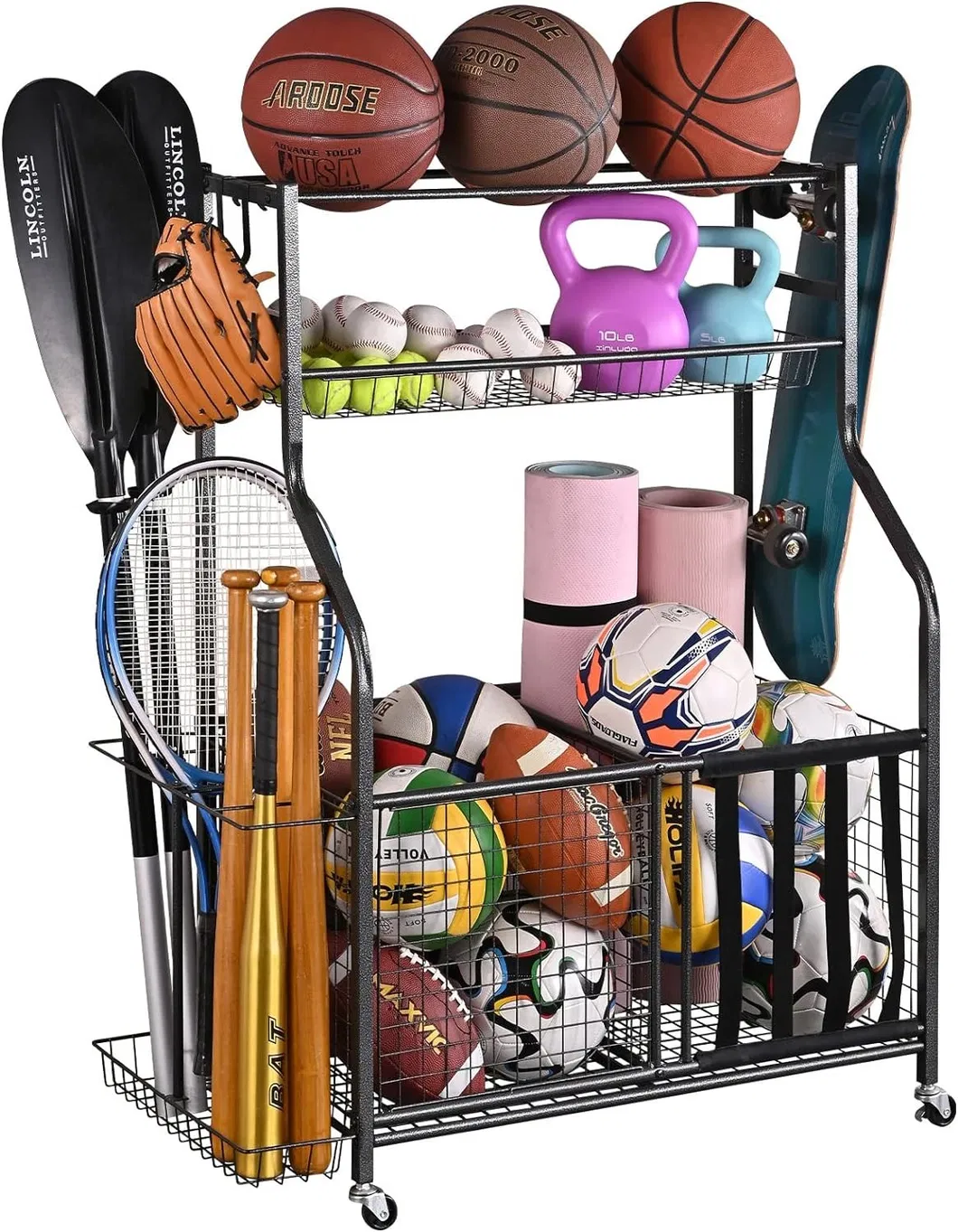 Sport Rack Ball Basket