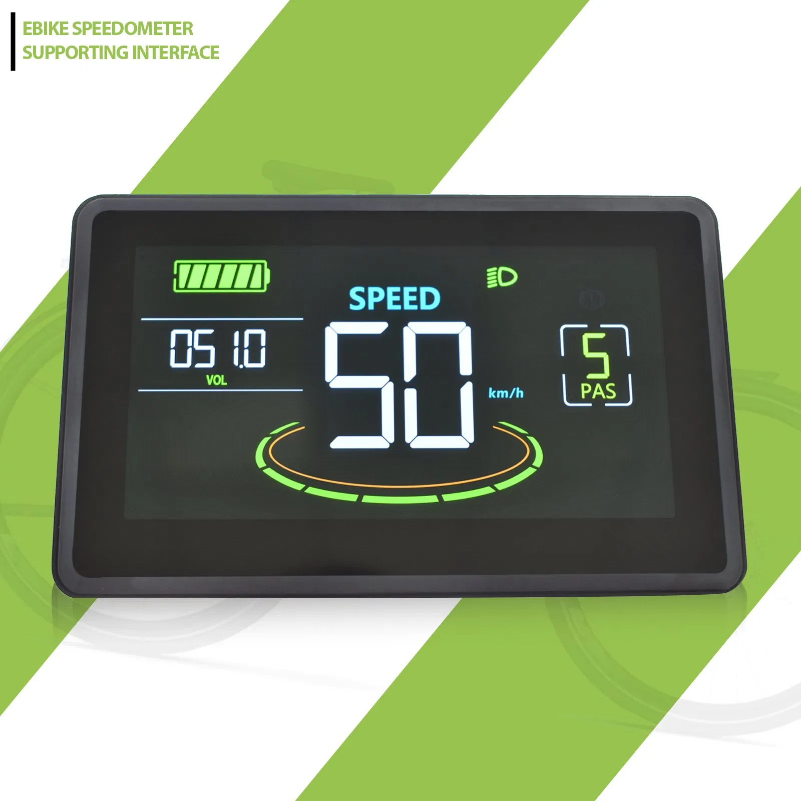 24V-72V Waterproof E-Bike LCD Panel Digital Meter Cycling Accessory