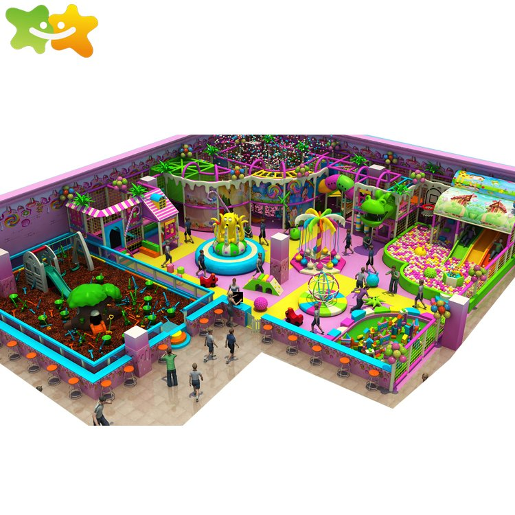 Large Jungle Style Multifunctional Indoor Play Centre Equipment for Sale