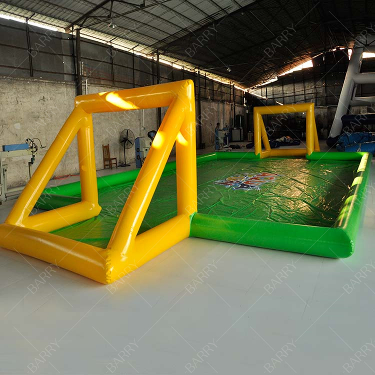 Barry Outdoor Sports Arena Mobile Inflatable Football Pitch Football Soccer Field