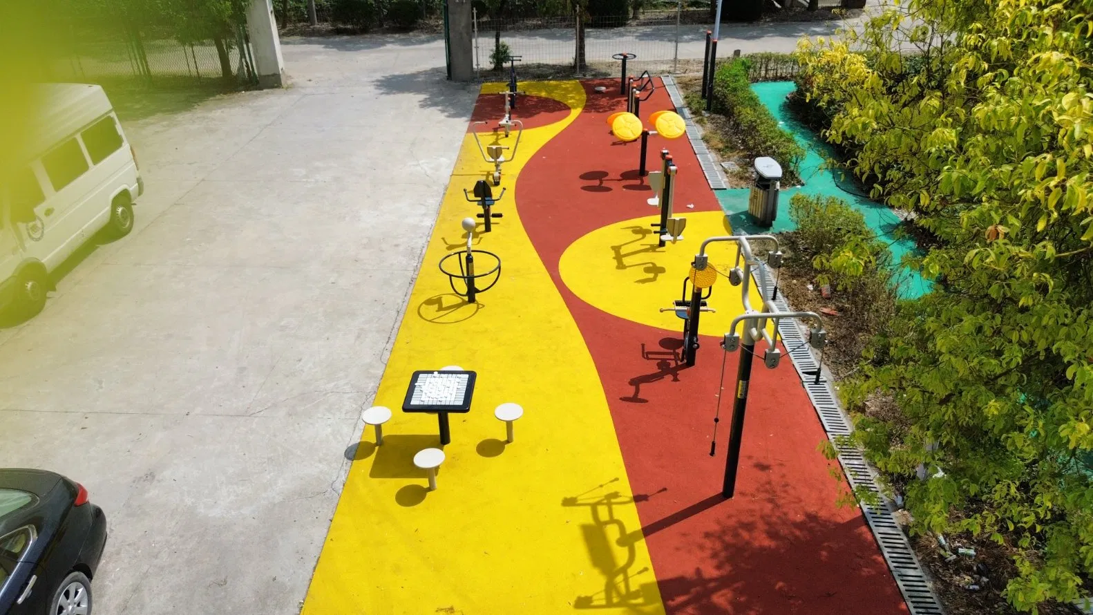 Park Training Exercise Adult Residential Street Workout Outdoor Fitness Equipment Rowing Machine