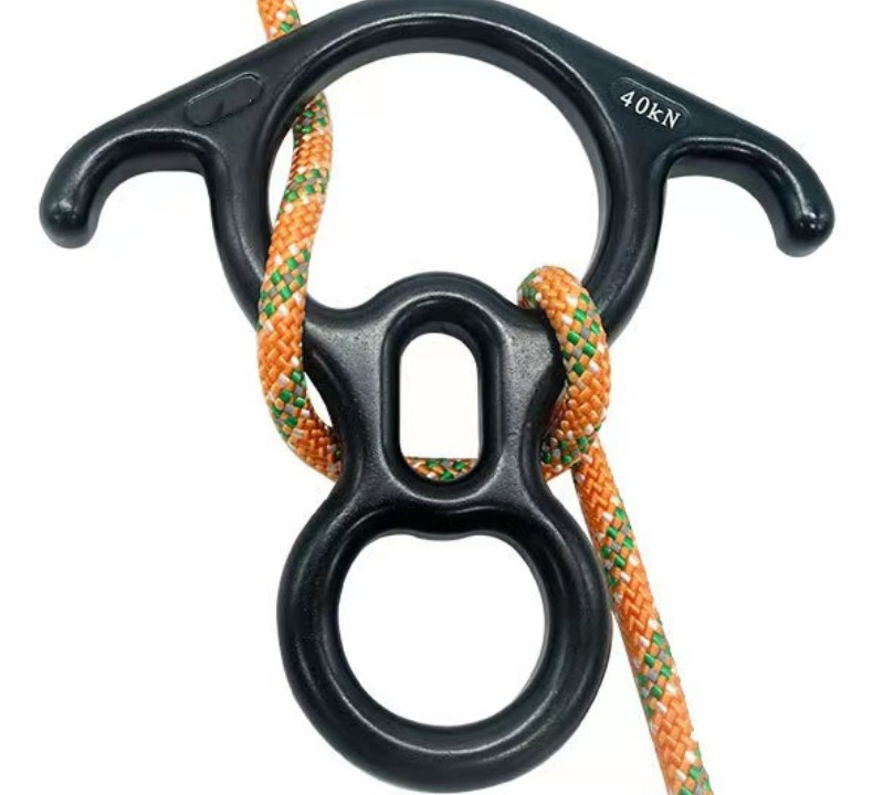 New Style Escape Climbing Equipment with Aluminum Alloy Ox Horn Octagonal Ring