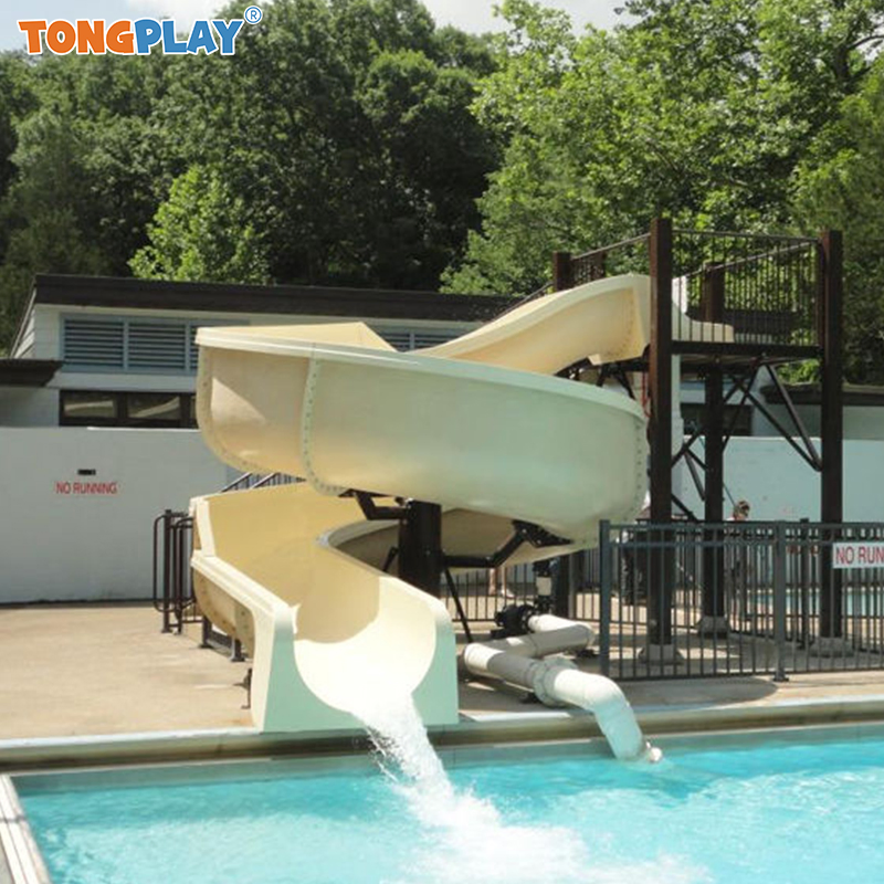 Fun Water Sport and Entertainment Amusement Park Equipment Fiber Glass Slide Outdoor