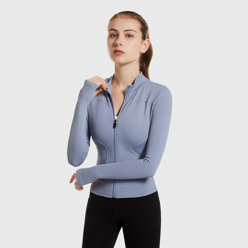 Fast Dry Sports T-Shirt for Women Yoga Jacket Fitness Yoga Suit