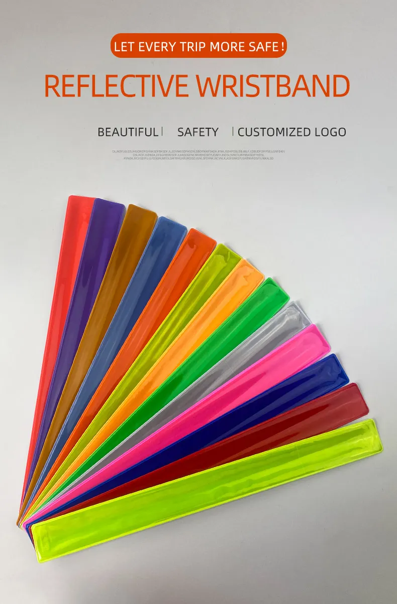 Reflective Slap Band Details