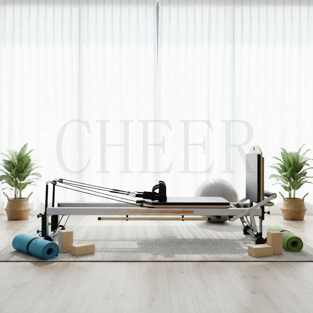 Wholesale Flexibility-Focused Pilates Machine Aluminum Reformer Long Legs Aluminum Pilates Reformer for Yoga Enthusiasts