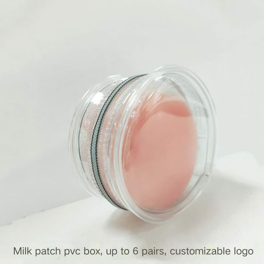 EVA Round Storage Box Invisible Milk Sticker Zipper Box