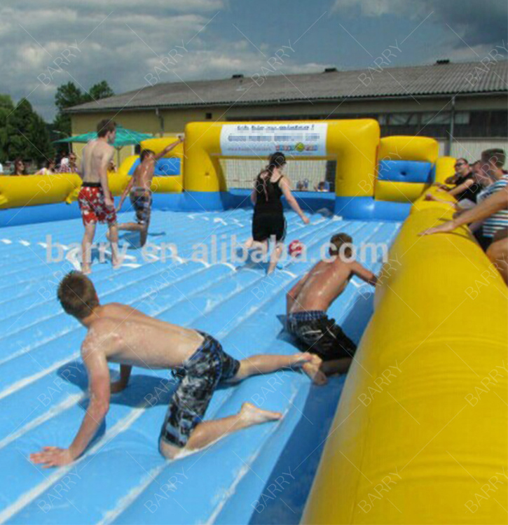 Portable Inflatable Sports Court Soccer Field with Bottom