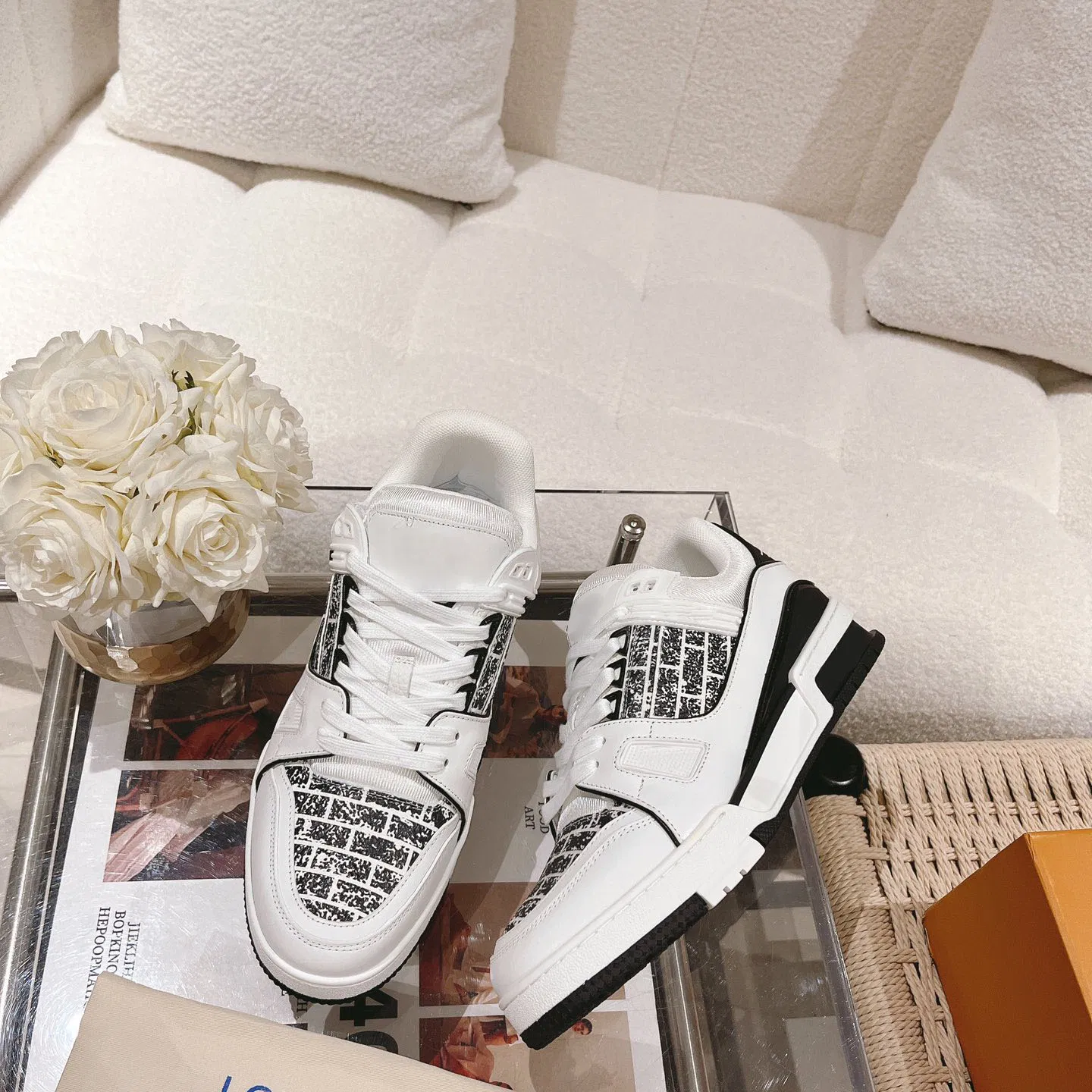 Ready to Ship Men's Basketball Shoes New Arrival Brand Sport Shoes for Boys for Spring and Autumn Durable Rubber Shoes