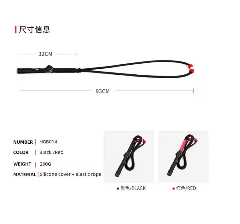 Custom Golf Warm-up Stick Rubber Training Aids for Beginners Improves Golf Swing Skills Sports Equipment