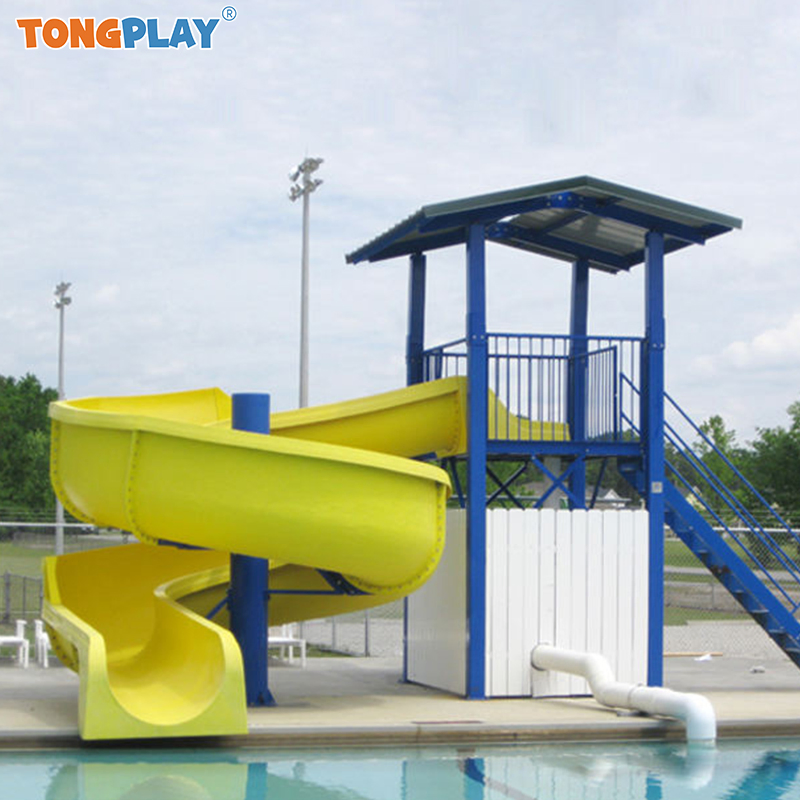 Fun Water Sport and Entertainment Amusement Park Equipment Fiber Glass Slide Outdoor