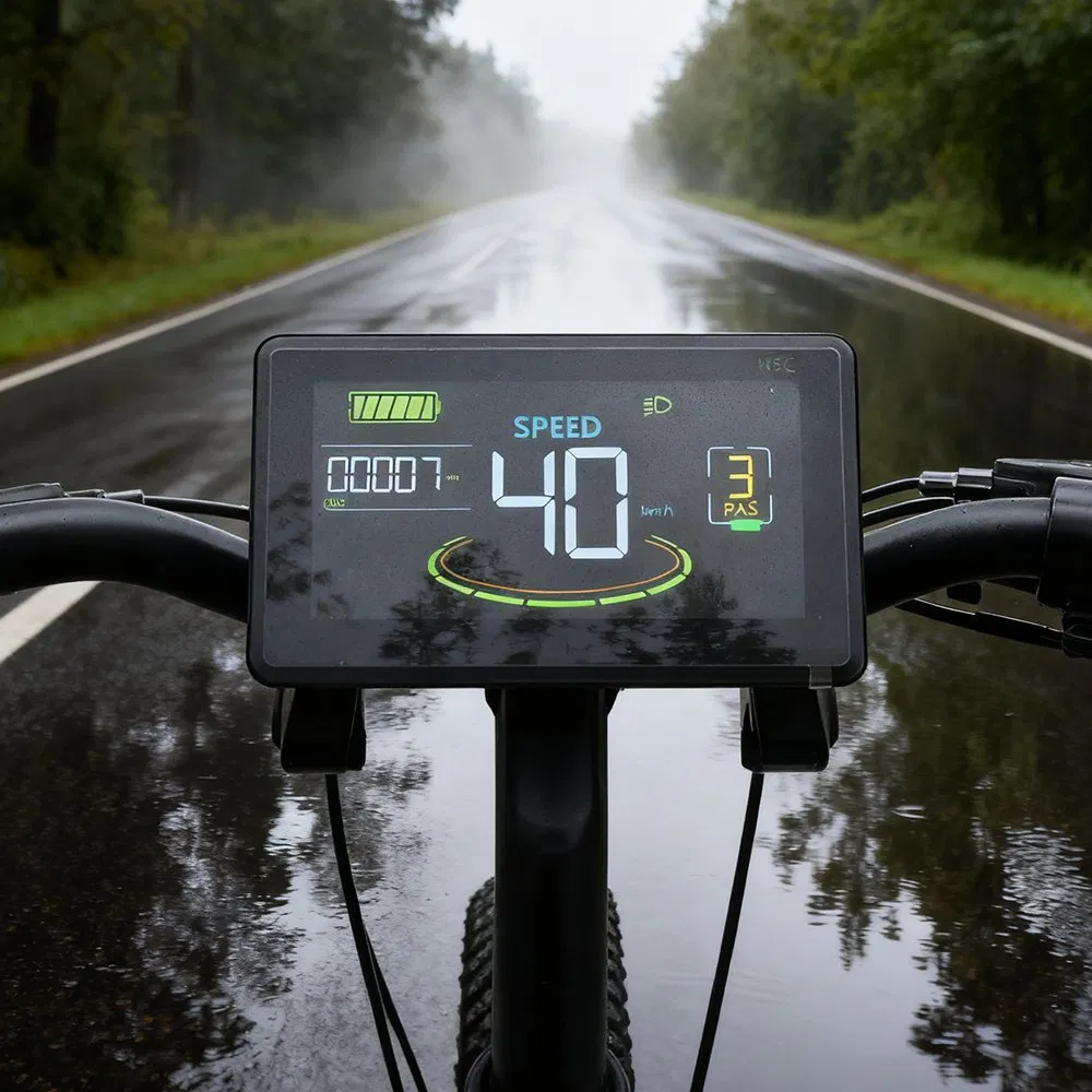 Waterproof Wired Bike Speedometer LCD Backlight Cycling Accessory