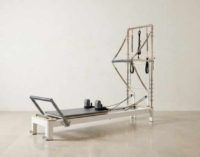 Cheer Factory Commercial Use Aluminum Alloy &amp; Wood Trapeze Half Training Home Pilates Reformer Tower Yoga Machine for Home Use