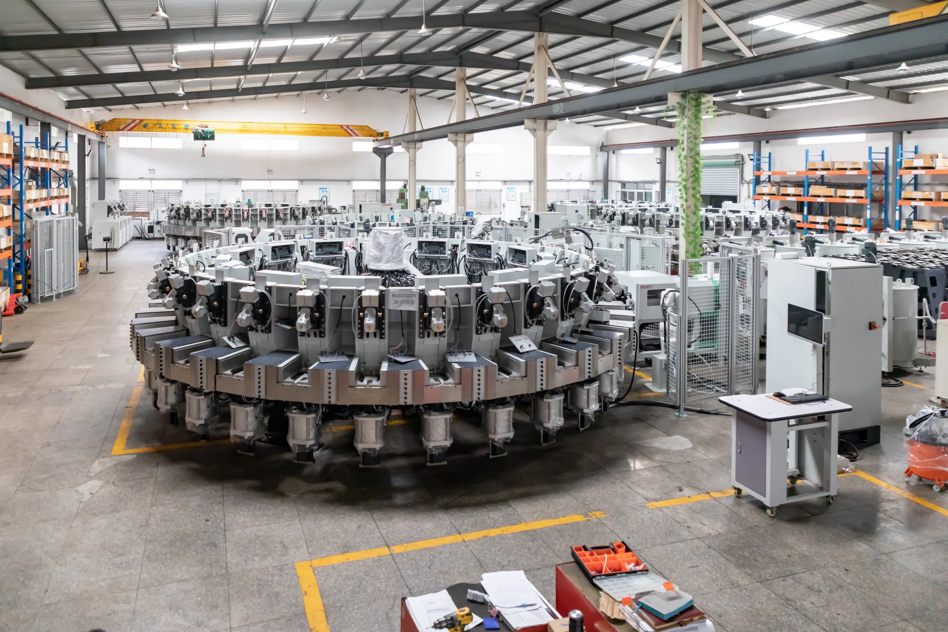 24 Stations Rotary Type PU TPU Injection Shoe Making Machine for Safety Shoe Sport Shoe