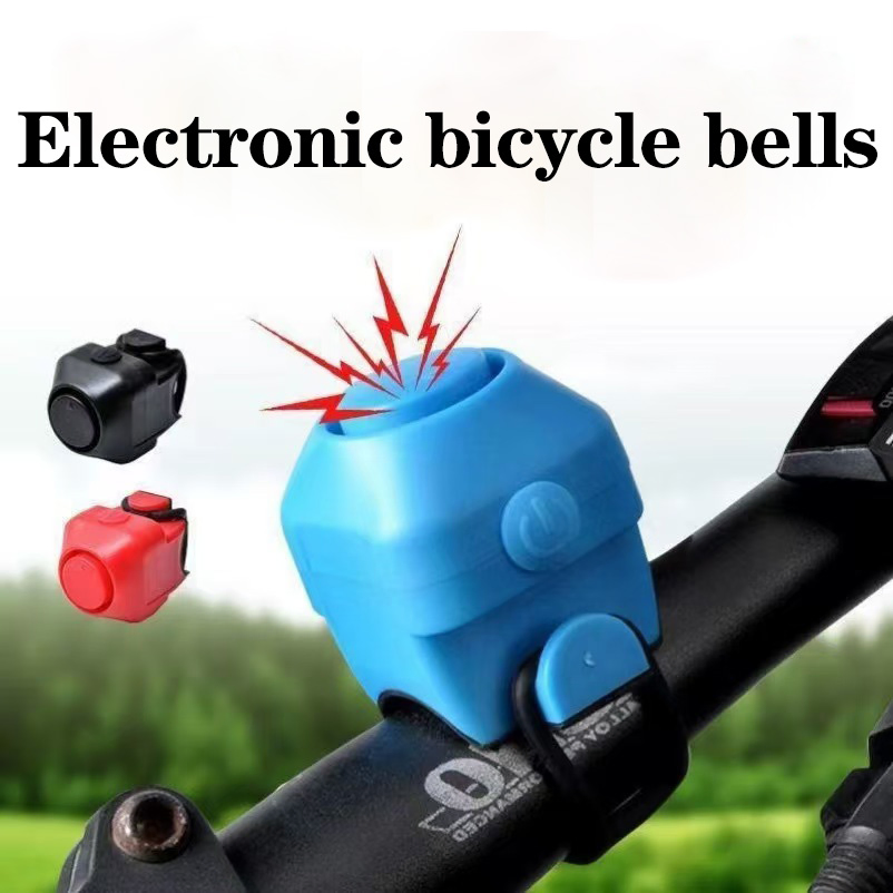 Bike Electronic Loud Horn 130 dB Warning Safety Electric Bell Siren Bicycle Handlebar Alarm Ring Bell Cycling Accessories