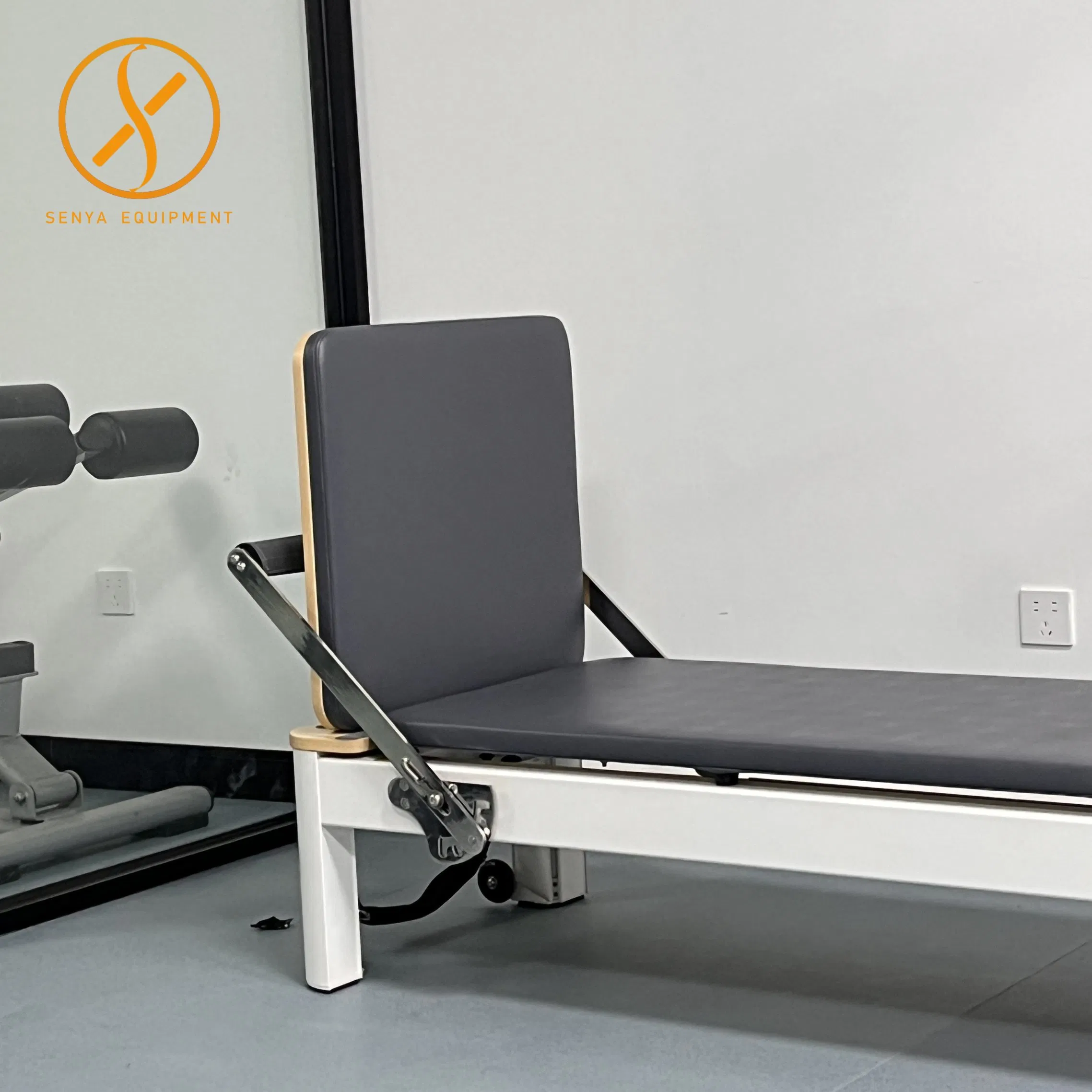 Gym Yoga Stretch White Aluminum Pilates Combination Reformer Tower Half Trapeze