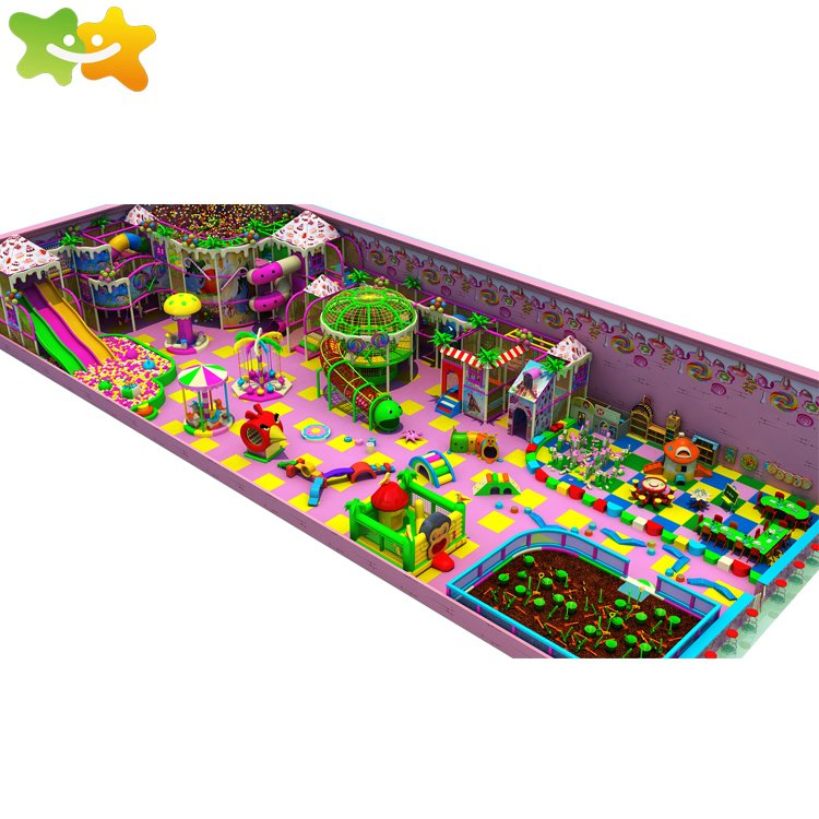 Candy Theme Joyous World Indoor Play Centre Equipment for Children