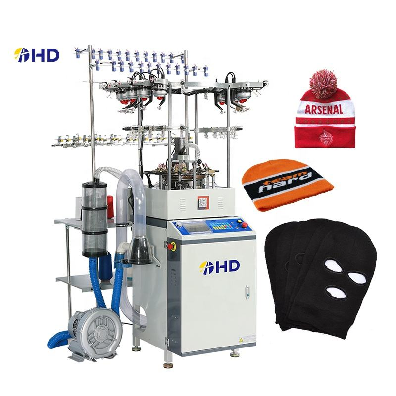 2025 Automatic Jacquard Knitted Winter Sports Cap Making Machine