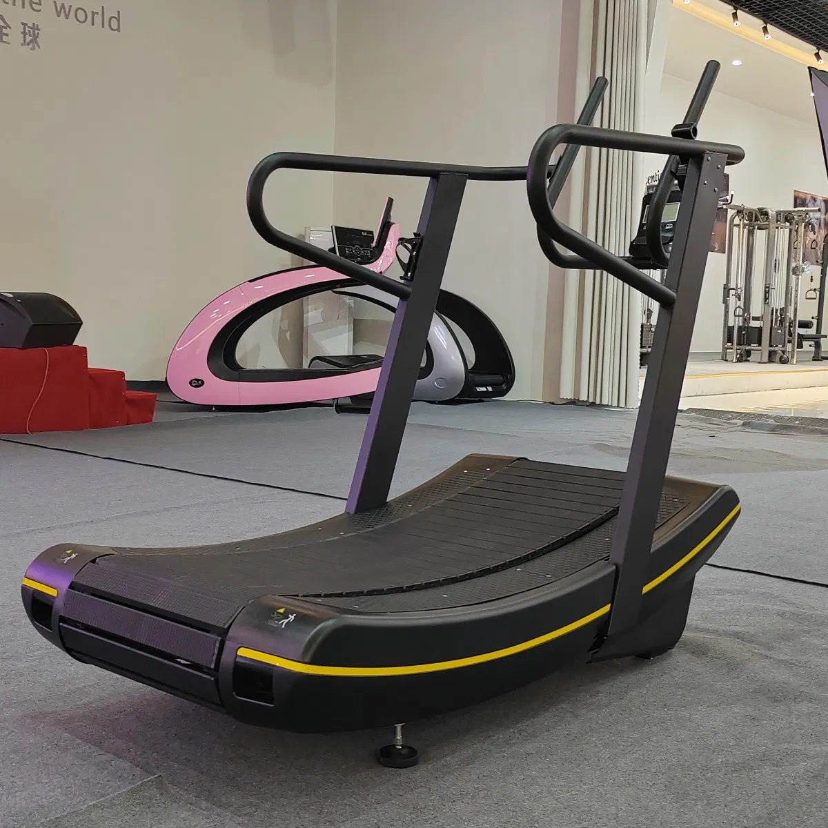 New Wholesale Gym Machine Factory Price Curve Treadmill Home Running Fitness Equipment