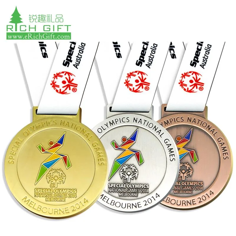 No Minimum Cheap Custom Souvenir Enamel 3D Logo Trophy Award Gold Metal Judo Football Soccer Run Race Triathlon Marathon Running Karate Sport Medal