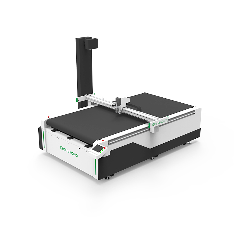 Automatic Oscillating Vibrating Knife CNC Sports Clothes Fabric Cutting Machine with CCD Projector CNC Knife Cutter Machinery