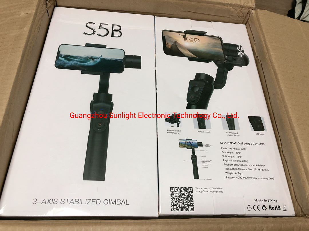 New Model S5b   3-Axis Face Tracking   Stabilized Gimbal   Selfie Stick   Steady Shot Device 