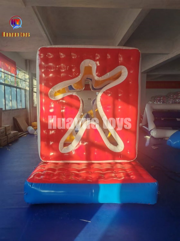 Customized Thicken PVC Human Body Through The Wall for Team Building Games, Outdoor Inflatable Sports Equipment