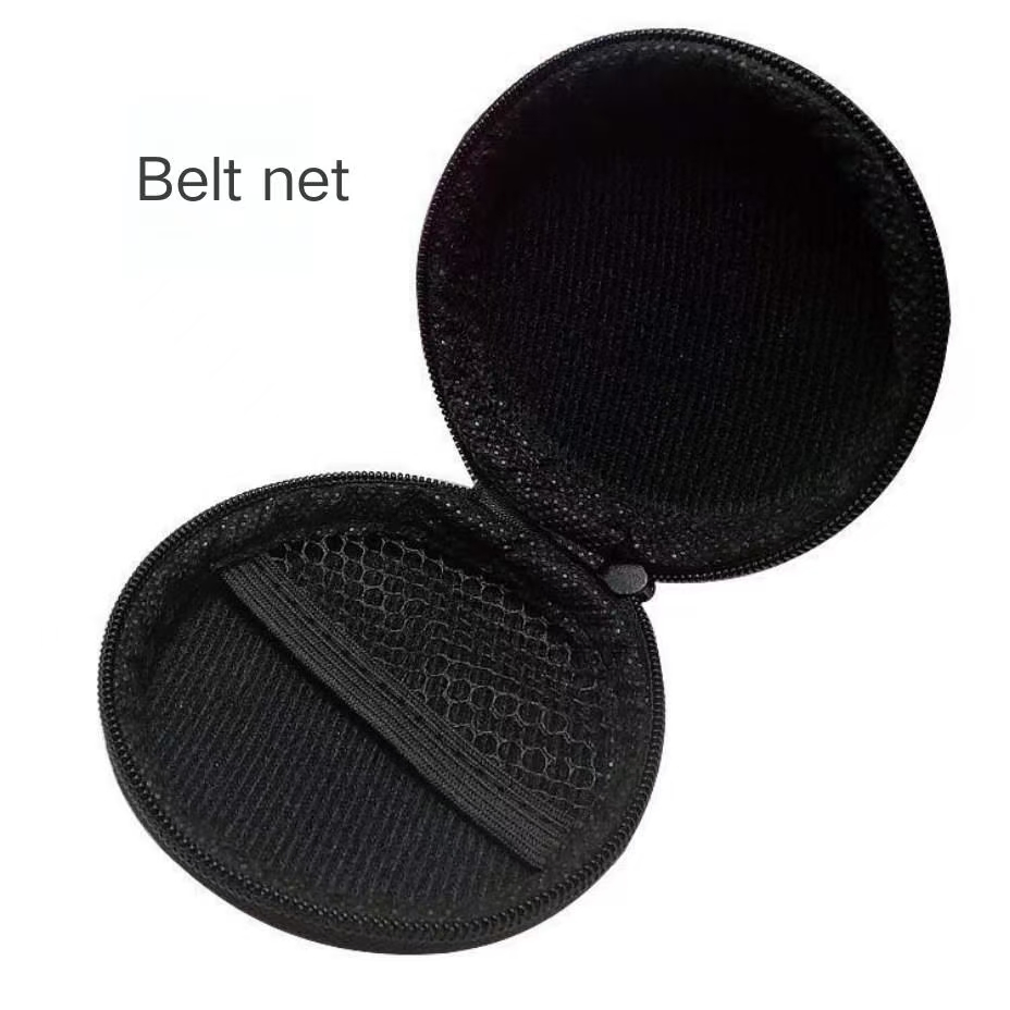 EVA Round Storage Box Invisible Milk Sticker Zipper Box