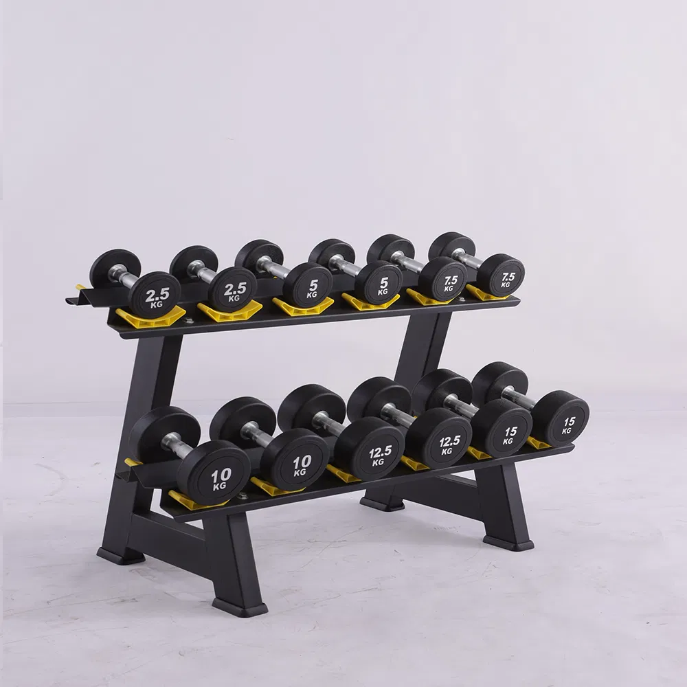 Commercial Home Gym Adjustable Equipment Weight Training Rubber Coated Dumbbell