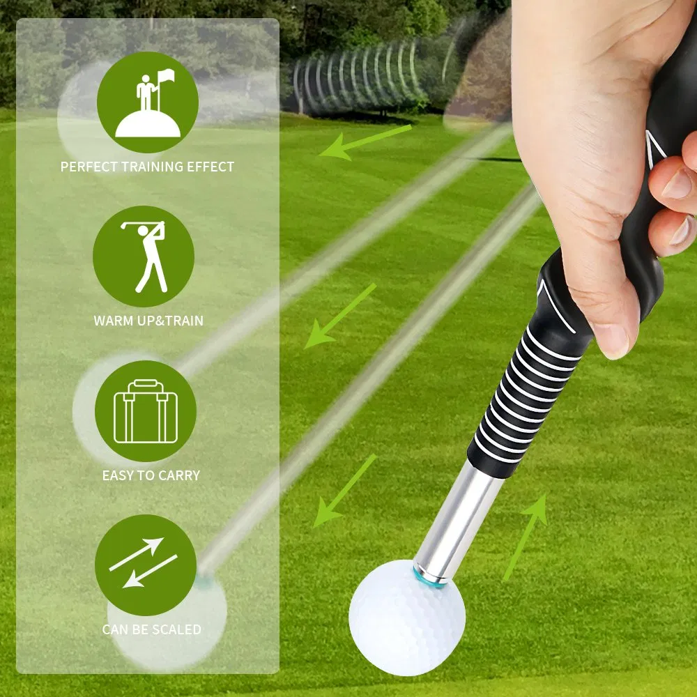 Wholesale Golf Tempo Swing Trainer Equipment Telescopic Warm up Practice Golf Training Aid