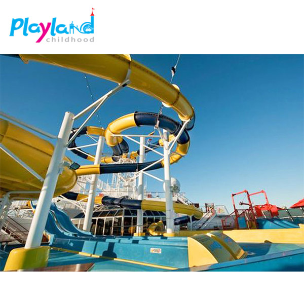 Fiberglass Water Aqua Park Slide Sports Equipment