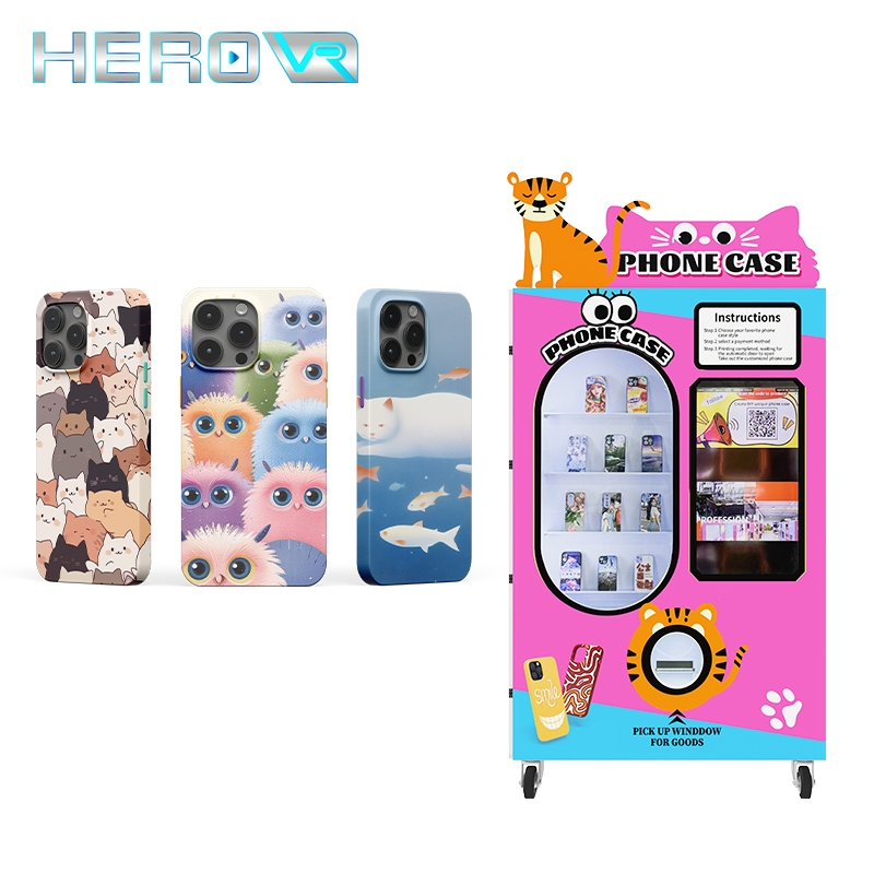Herovr Sports Stadium Team-Themed Phone Case Vending Machine with Live Printing