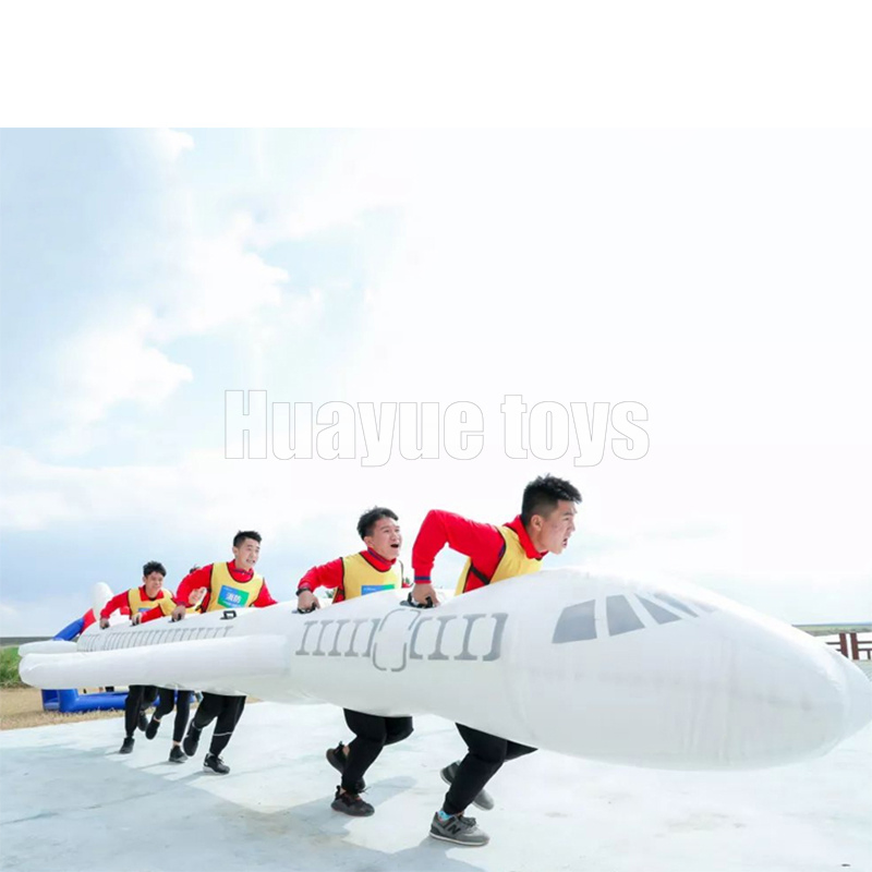 Inflatable Plane Game Shot Inflatable Sports Game Team Building Games Work Training Equipment