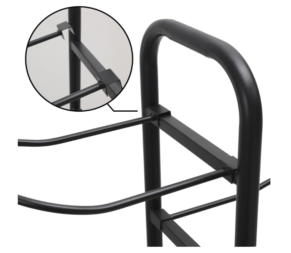 Home Detachable Vertical Basketball Storage Display Rack Metal Iron Sports Equipment Storage Space