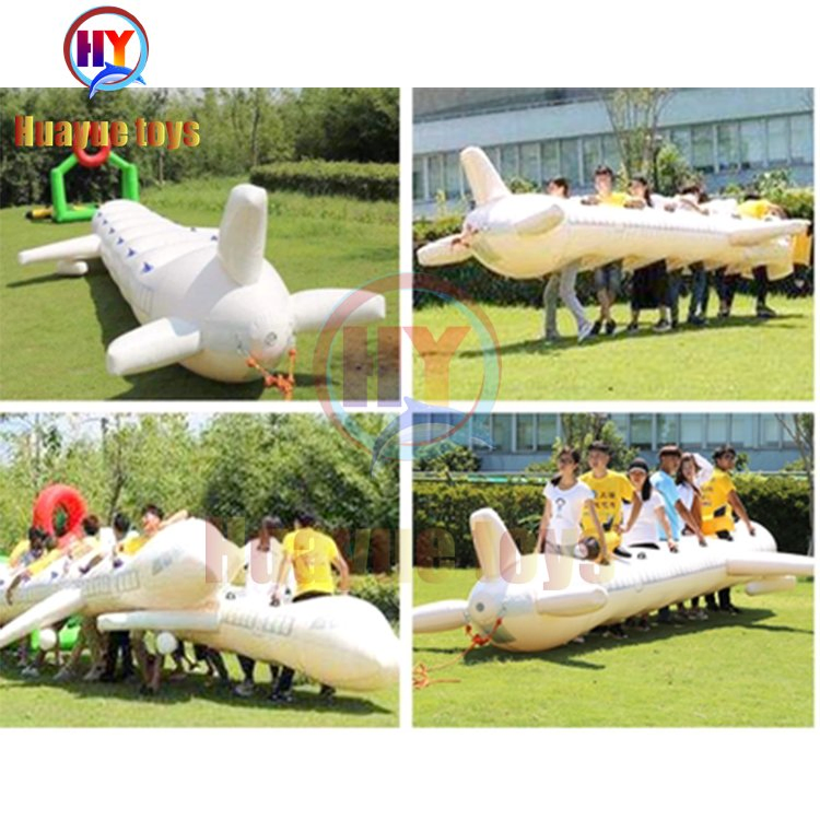Inflatable Plane Game Shot Inflatable Sports Game Team Building Games Work Training Equipment