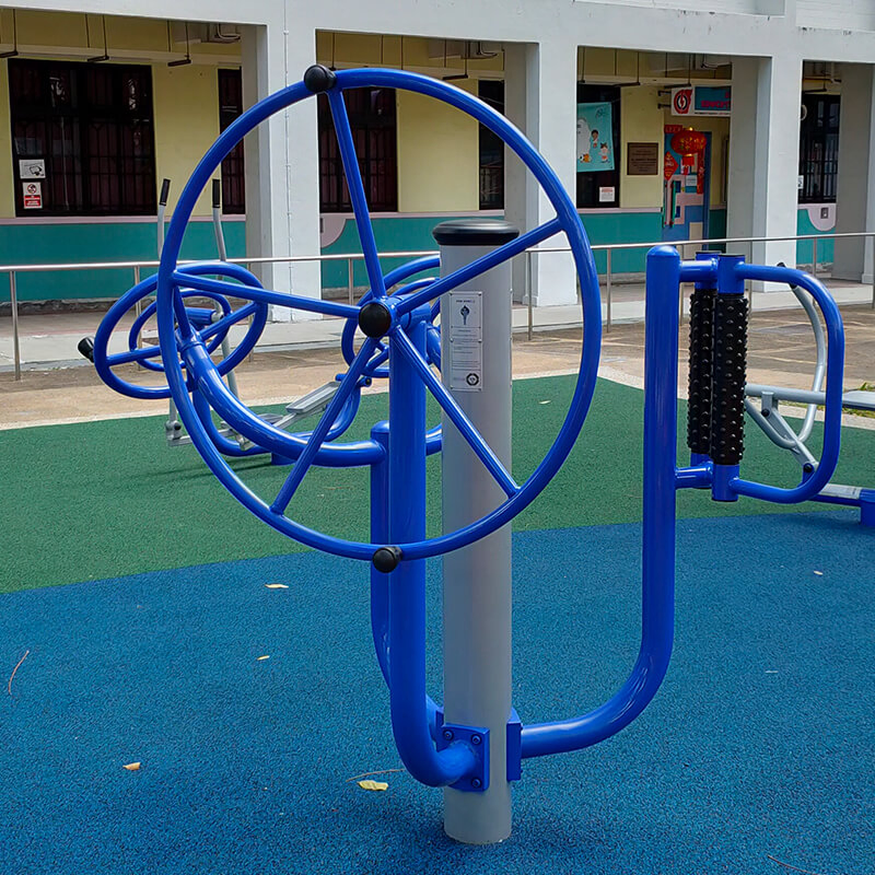 Public UV Resistance Triple Environmental Friendliness Stainless Steel Park User-Friendly Gym Sports Exercise Body Building Training Outdoor Fitness Equipment