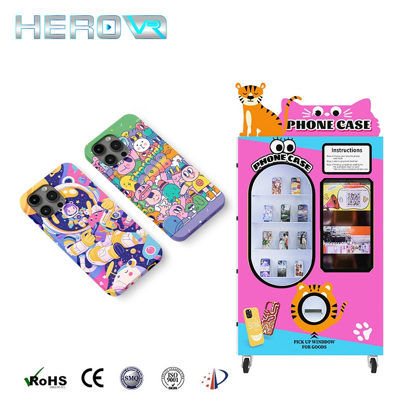 Herovr Sports Stadium Team-Themed Phone Case Vending Machine with Live Printing