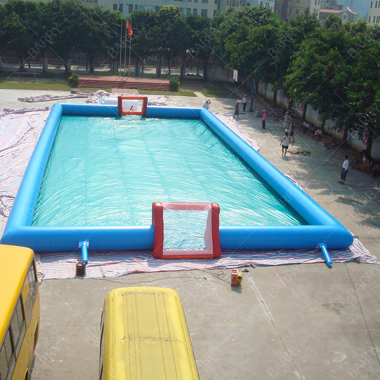 Excellent Quality Sport Games Team Building Inflatable Football Pitch Inflatable Soccer Field