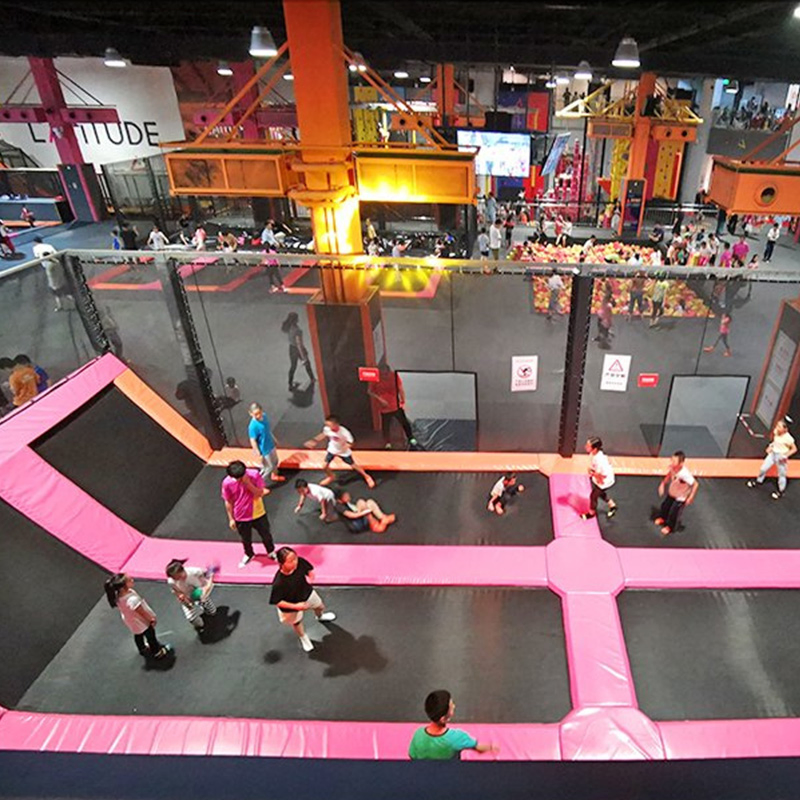 Customized Theme Children Indoor Commercial Amusement Jumping Playground Sports Fitness Center Ninja Trampoline Park Equipment