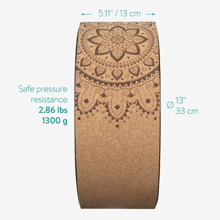 Stretching Flexibility Back Bends Helping Deepen Poses Back Shoulders Chests Yoga Wheel