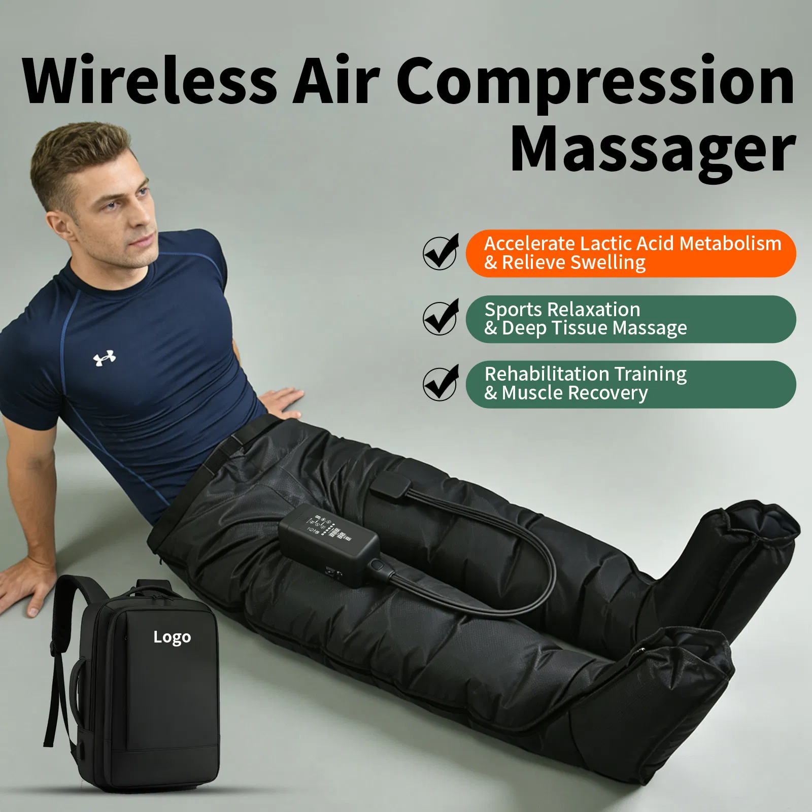 Sport Wireless Air Compression Recovery Boots Wireless Leg Massager