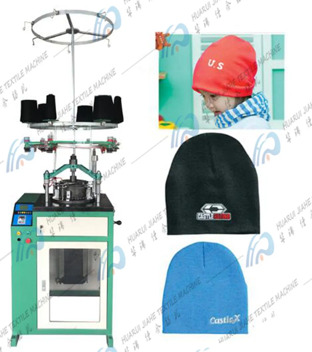 Springy Flat Knitting Machines Made The Beanie Winter Hats Sport Caps Knitted Hats Girls Hemp Wool Wool Knit Cap Knitting Machine