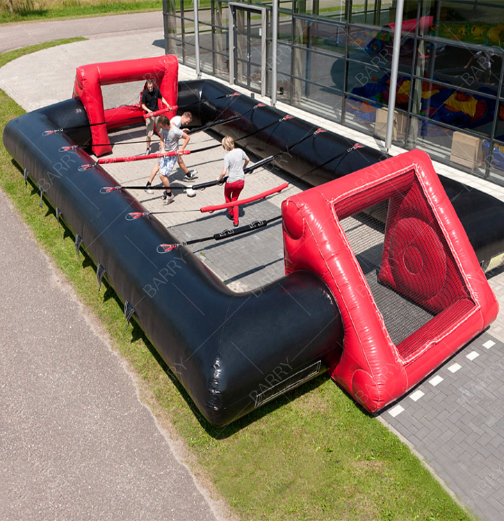 Outdoor Sport Game PVC Material Soap Inflatable Water Football Soccer Field