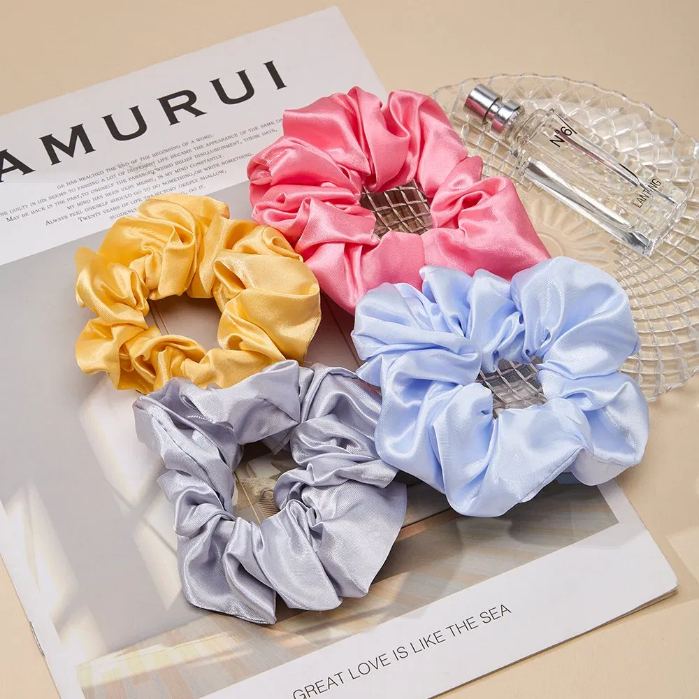 Elastic Silk Scrunchies Bands Hair Accessories
