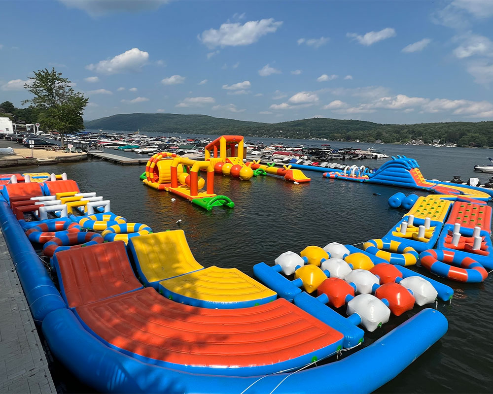 Water Park Equipment Colorful Floating Water Park for Outdoor Beach Commercial Use