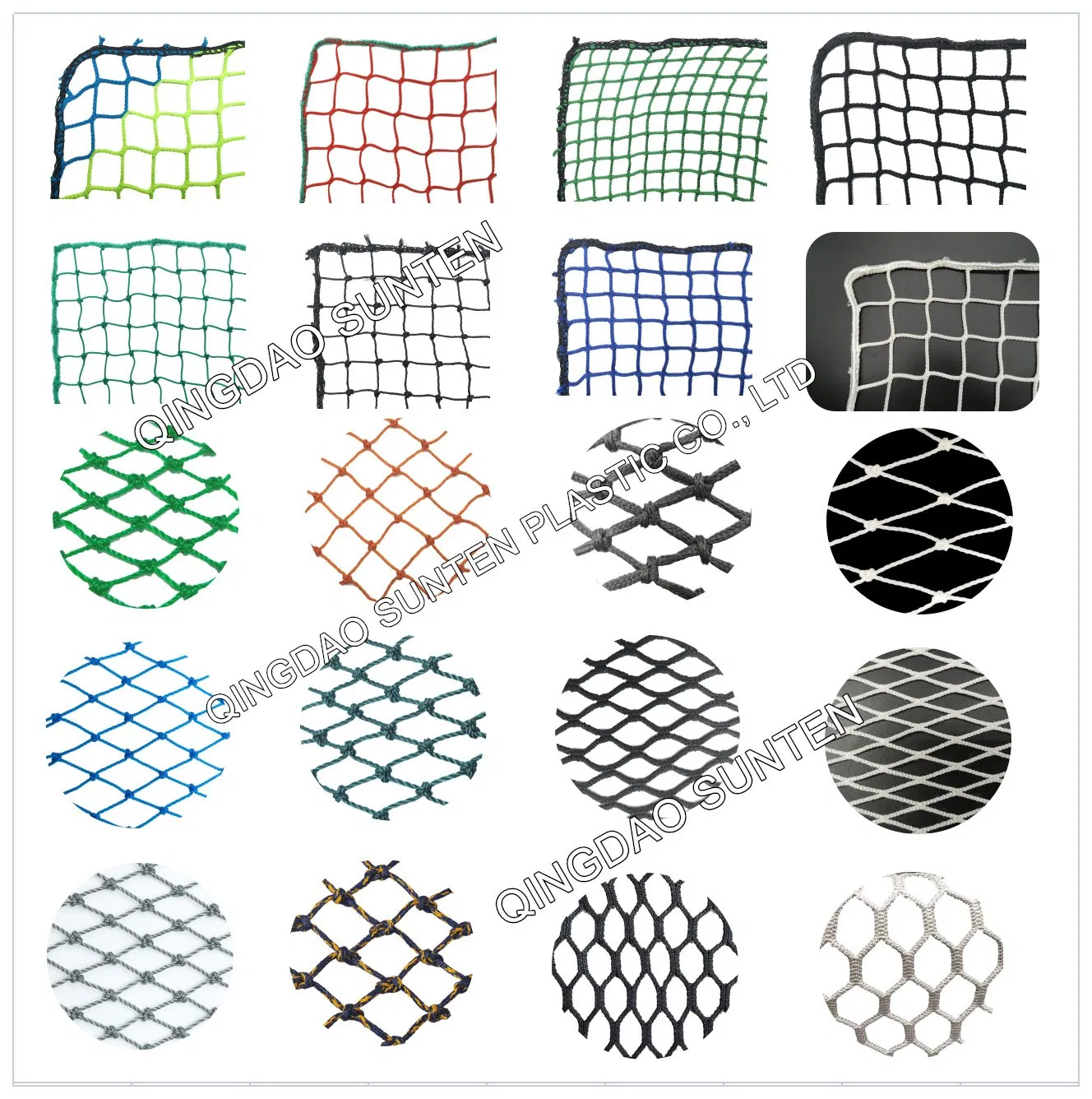 Nylon/PE/PP/Polyester/Plastic/Knotless/Knotted Scaffolding/Building/Pallet/Container/Trailer Cargo/Sports/Drone/Trampoline/Playground/Protection Safety Net