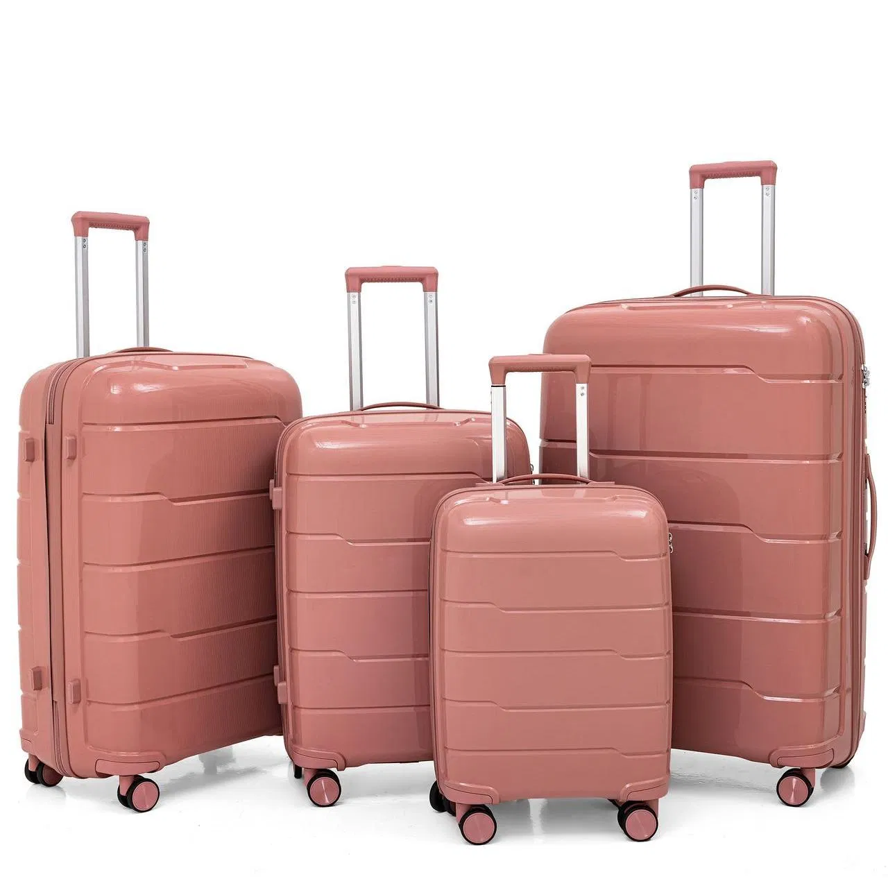 Durable 5-Piece Luggage Gear for Impact-Resistant Family Adventures