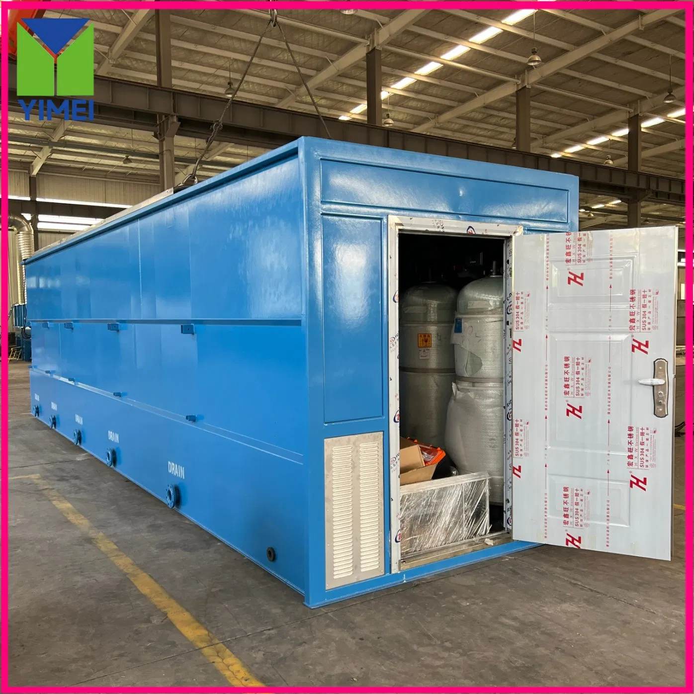 10 50 200 500 1000m3 PLC Auto Running Compact Package Mbbr Mbr SBR Waste Water Effluent Sewage Treatment Plant