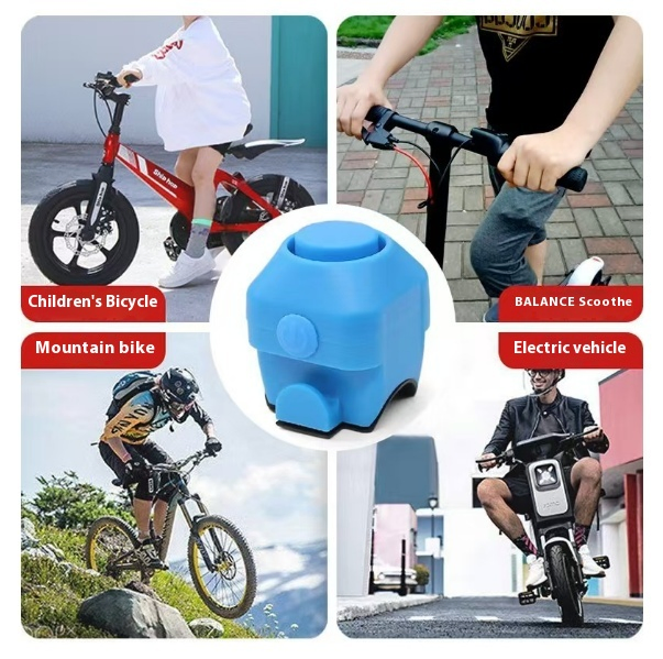 Bike Electronic Loud Horn 130 dB Warning Safety Electric Bell Siren Bicycle Handlebar Alarm Ring Bell Cycling Accessories