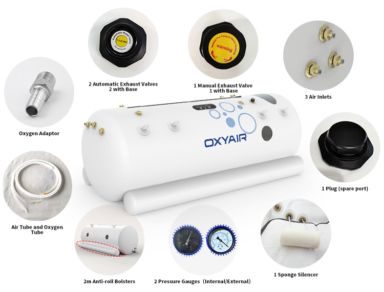 1.5ATA Foldable Lying Soft Hyperbaric Oxygen Chamber for Recovery and Sports Clubs